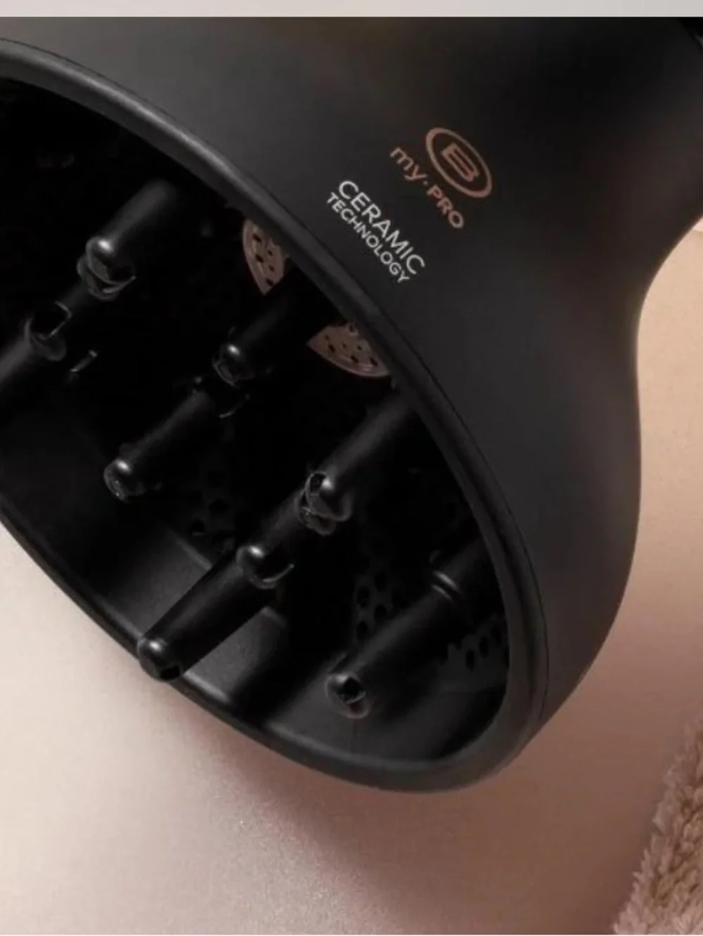 BELLISSIMA Italia Diffon Ceramic Curly Hair Dryer, a 2-in-1 tool comb